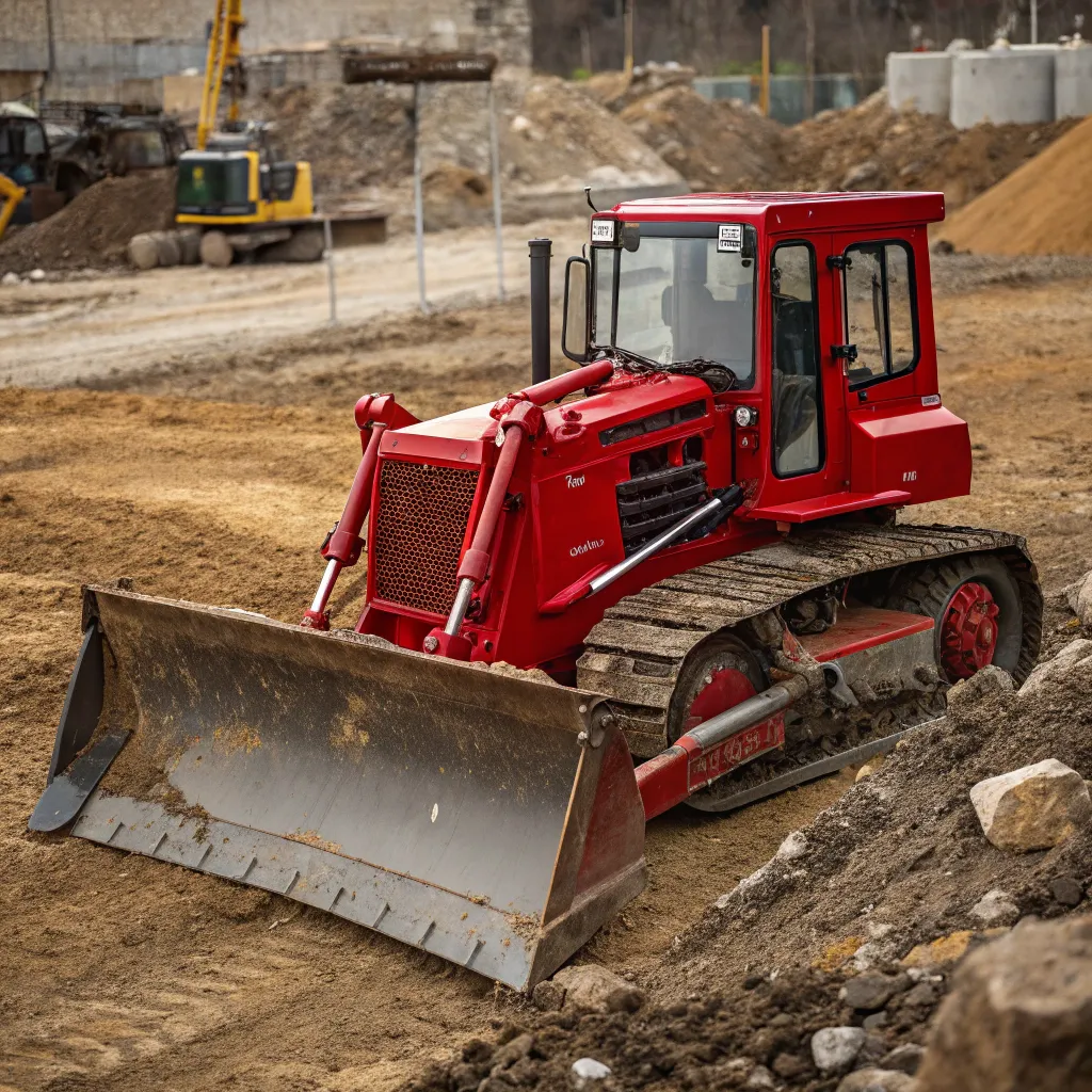 Red Bulldozer